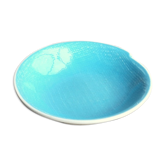 Blue Saucer in Faience from Salins Collection Deauville