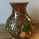 Vase en terre cuite émaillée Alsace Soufflenheim Savoie