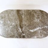 Table basse en marbre gris, 1960s