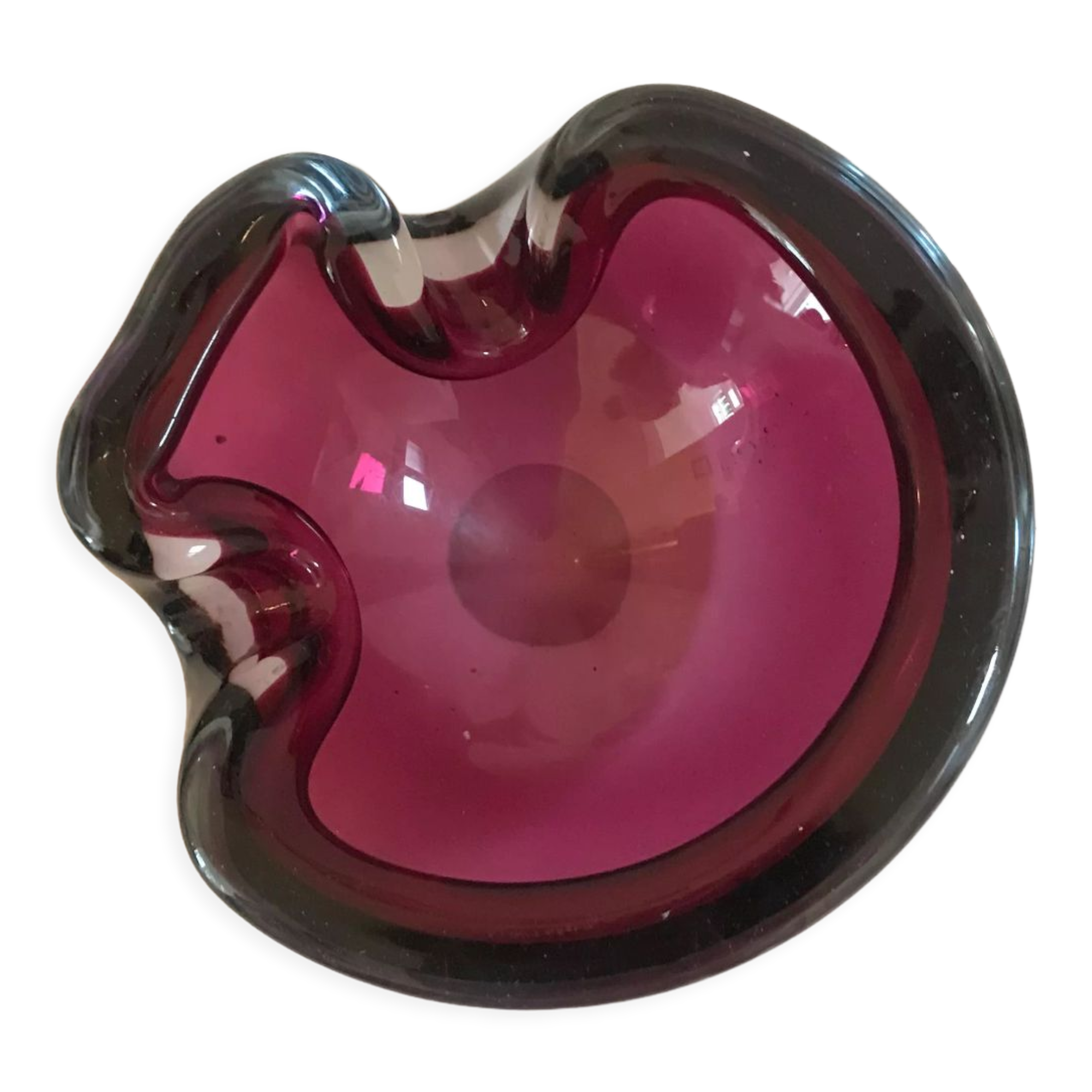 Sommerso ashtray lined pink