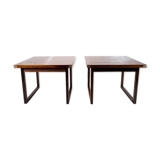 Side tables in rosewood of danish design from the 1960s
