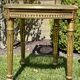 Paire de chaises bois doré & cannage style Louis XVI