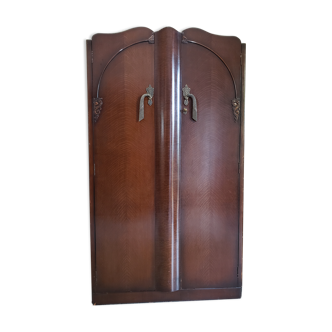 Wardrobe Art Deco English from the 40s