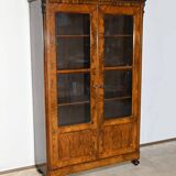 Burl Walnut Bookcase, Restoration Period – Early 19th Century