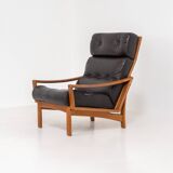 Fauteuil en cuir par Glostrup