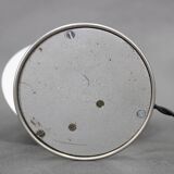 Czechoslovak Art Deco chrome table lamp with metal shade, 1930s