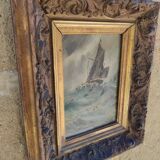 French oil painting, signed Chauvry, 1929