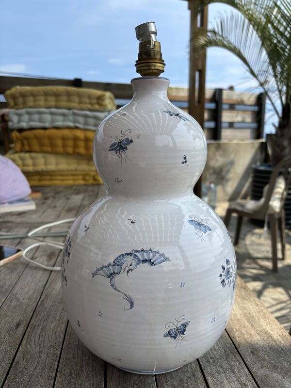 Lampe à double galbe Atelier des Fontaines à Moustiers