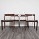 Set Da Pranzo 4 sedie In Legno Anni ‘60 Design Modernariato Vintage