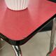 Stool stepladder formica vintage