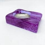 Cendrier « Violet Murano & Silver », 1970s