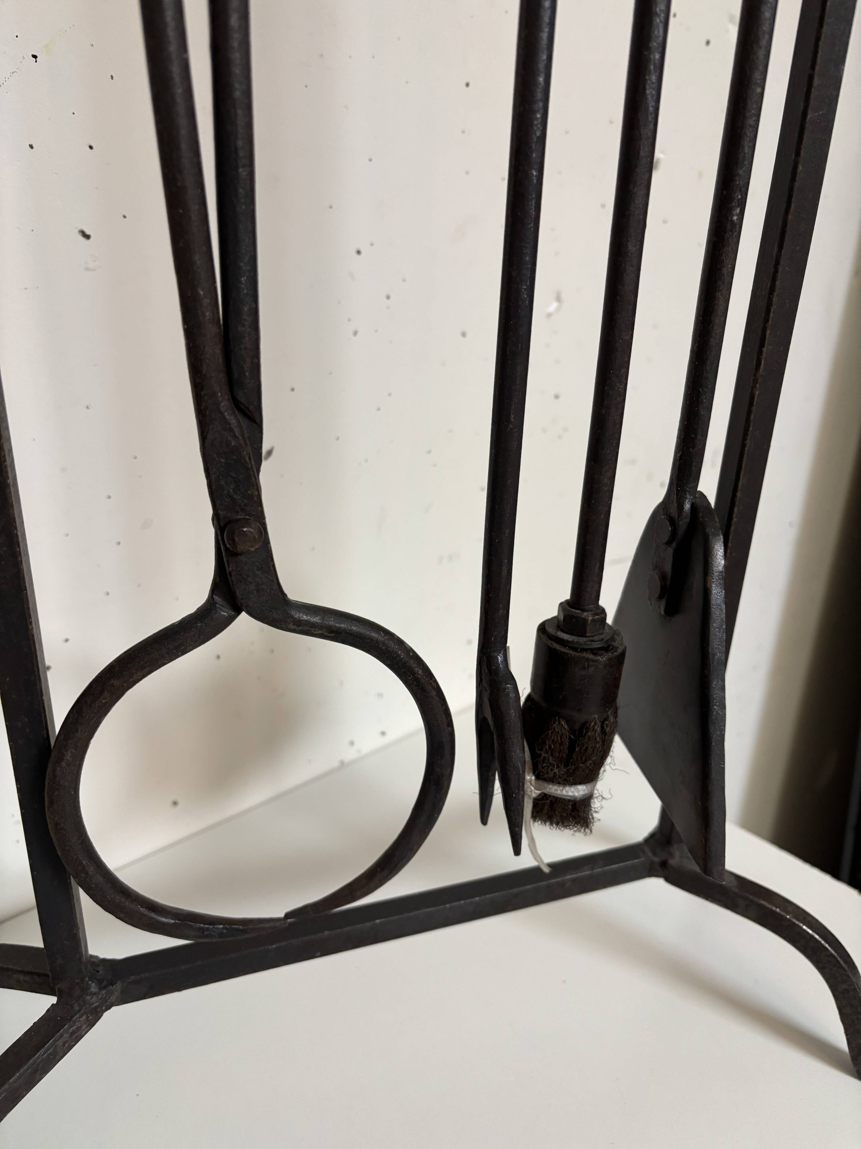 Wrought iron fireplace kit