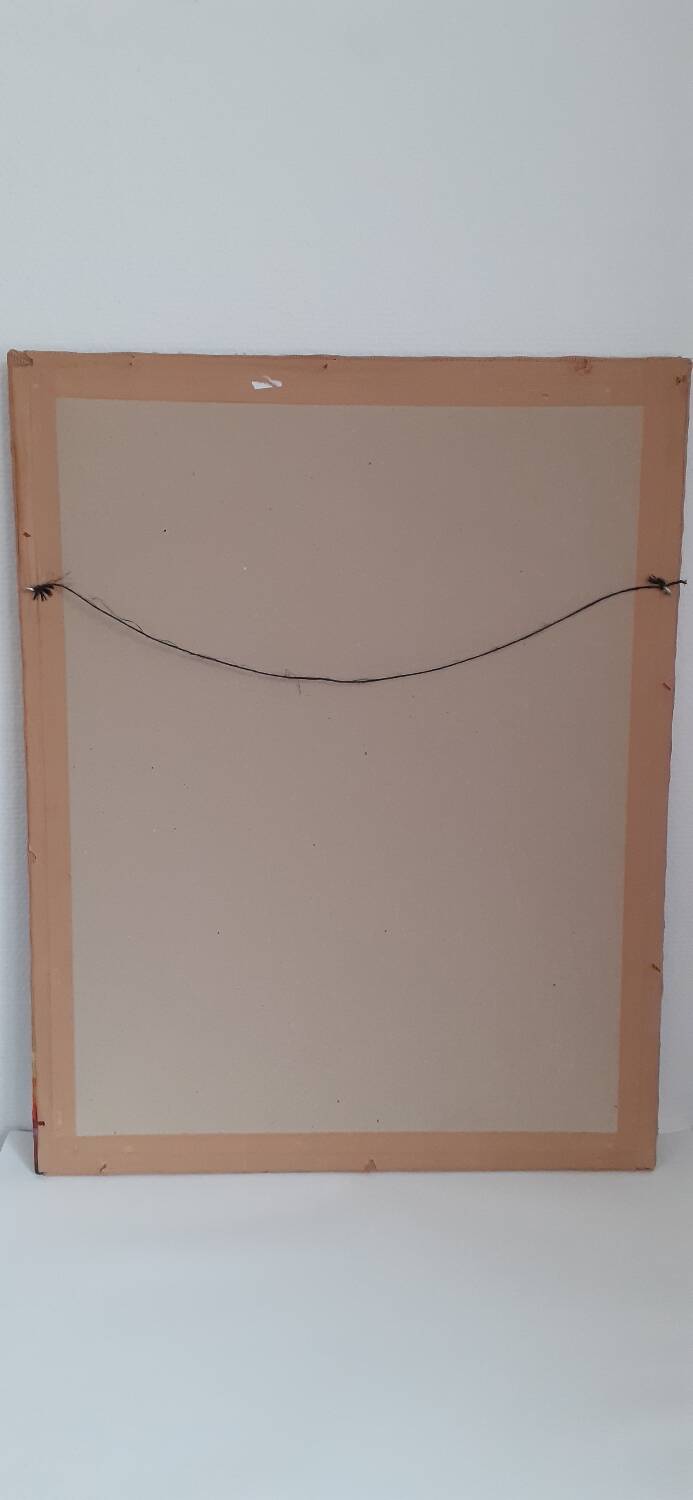 70's canvas painting