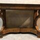 Table console en contreplaqué de noyer 1799