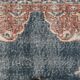 Faded Navy Blue Classic Vintage Persian Rug, 202x323 Cm