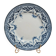 Antique flat plate Creil & Montereau "garlands" blue decoration