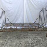 Wrought iron folding bed