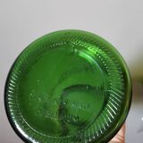 Vintage green glass jar made in Belgium