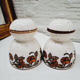70s salt and pepper shaker set
