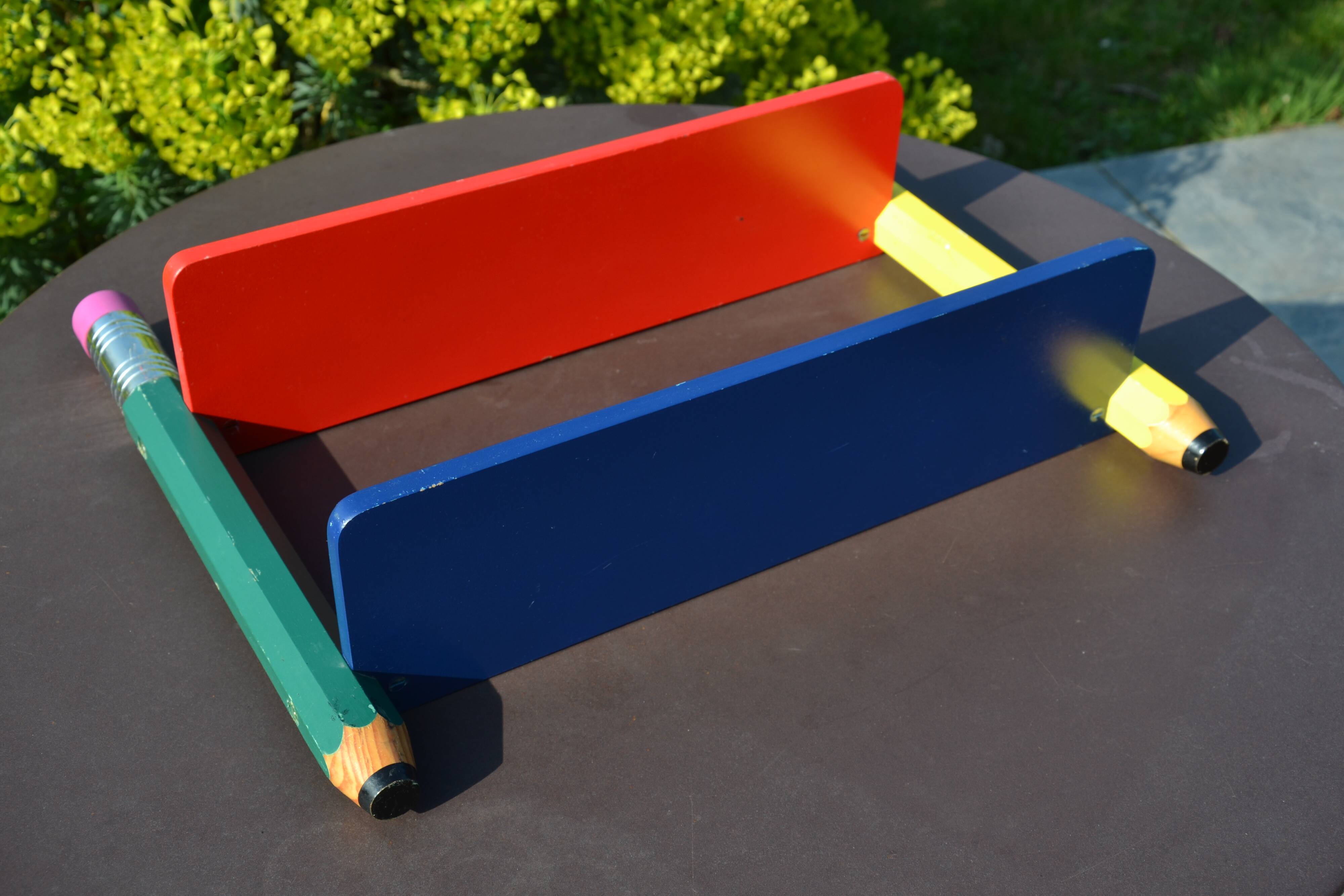 2 pencil shelves Pierre Sala