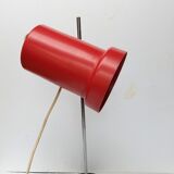 Vintage adjustable desk lamp red