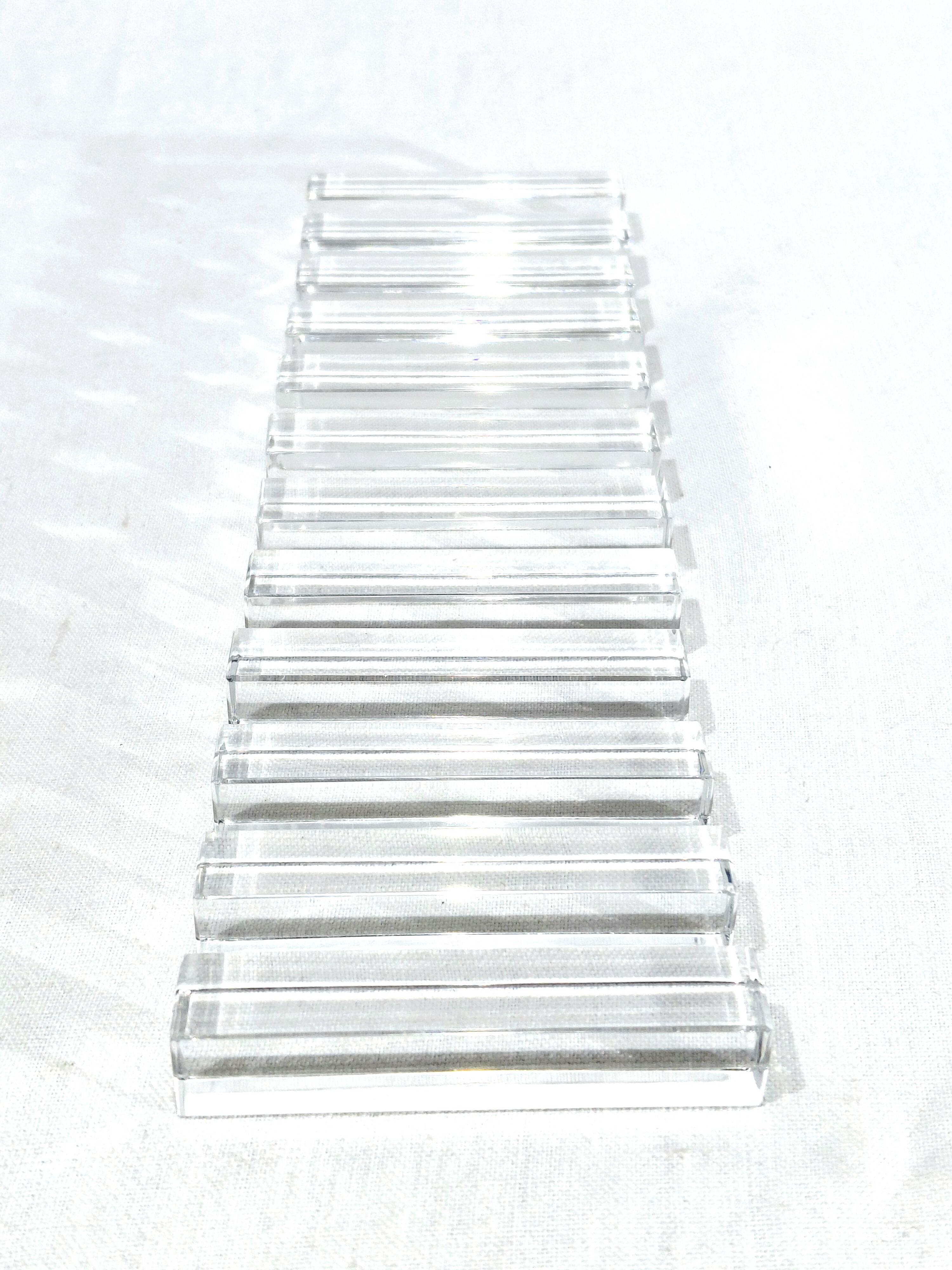 BACCARAT - 12 CRYSTAL KNIFE RESTS