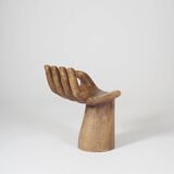 Solid wood hand chair