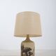 Rare Danish ceramic lamp designed by Bente Jessen, 1970s