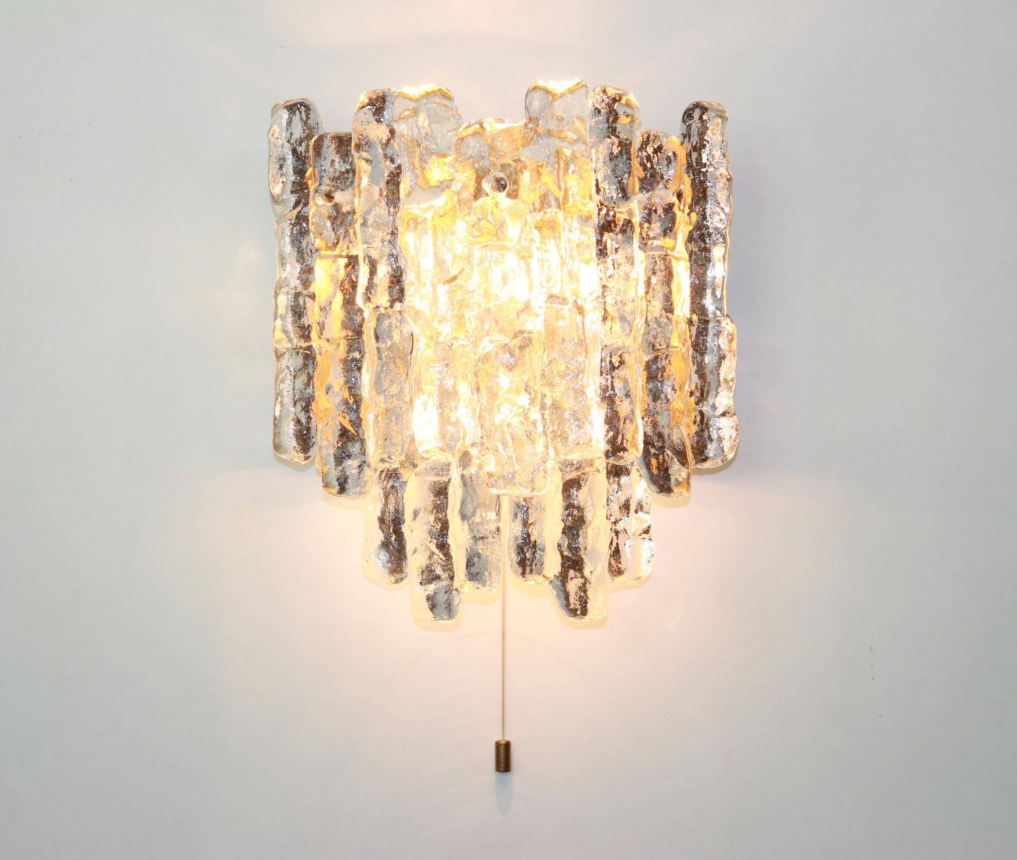 Pairs of large Kalmar wall lights, Austria, 1960s