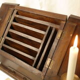 Antique table cabinet in solid mahogany XXth