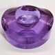 Rare Purple Glass Ashtray - Moser 1960s
