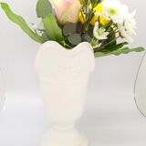 White ceramic vase