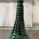 Large green ceramic candle holder Morocco