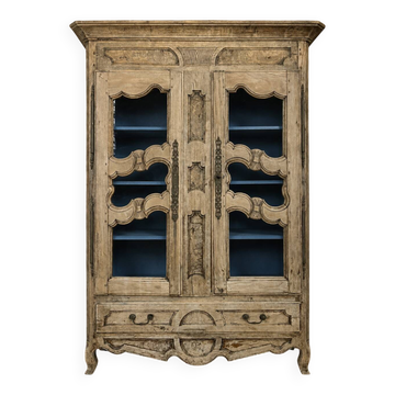 Large stripped oak library – Louis XV period
