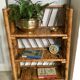 Vintage bamboo shelf 80cm
