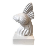 Ceramic fish sculpture