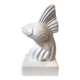 Ceramic fish sculpture