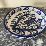 Hollow plate in ceramic from Granada.