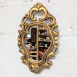 Baroque gold mirror 40x25cm