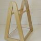 Vintage umbrella stand Scandinavian style mid-century modern wooden holder