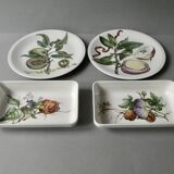 2 plates and 2 small dishes Villeroy & Boch, naturalist decor