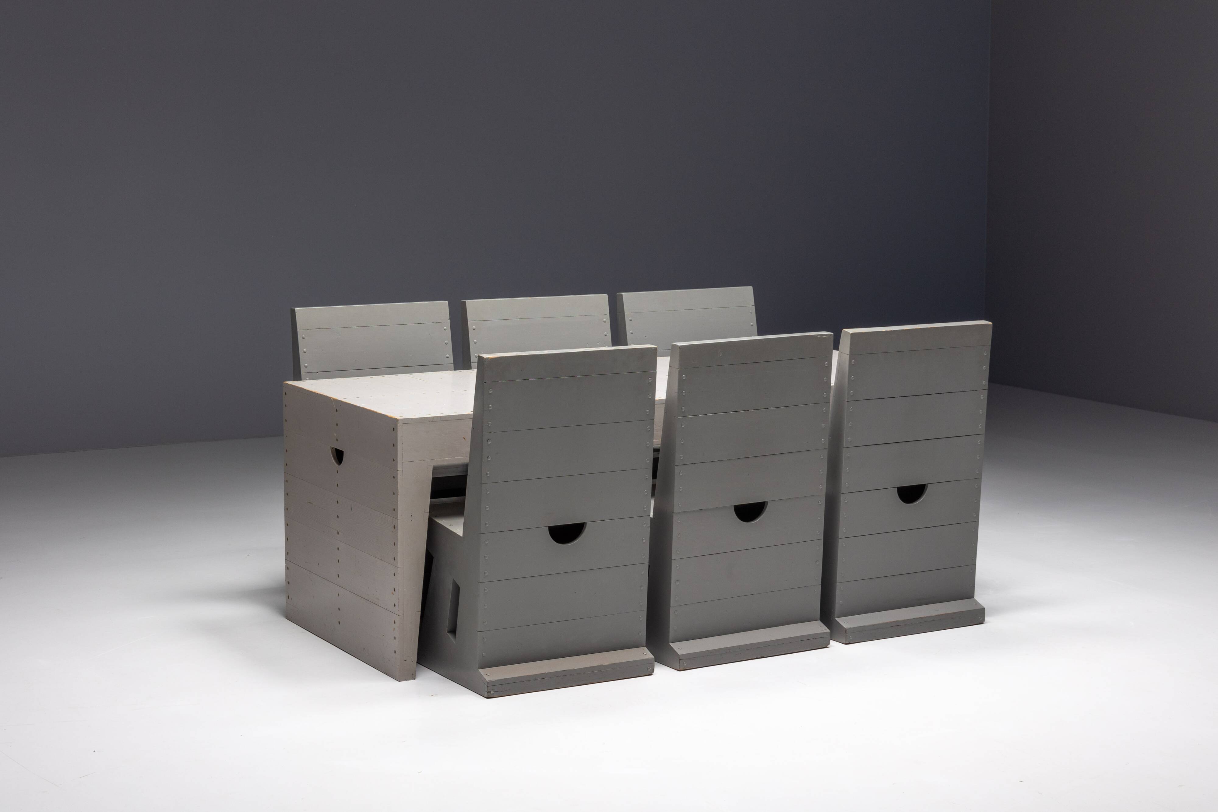 Dining Chairs by Dom Hans van der Laan, Netherlands, 1960s