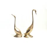 Couple of brass geese
