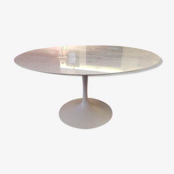 Table en marbre de Eero Saarinen pour Knoll 137 cm de diamètre