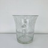 Vintage Biot bubble glass ice bucket