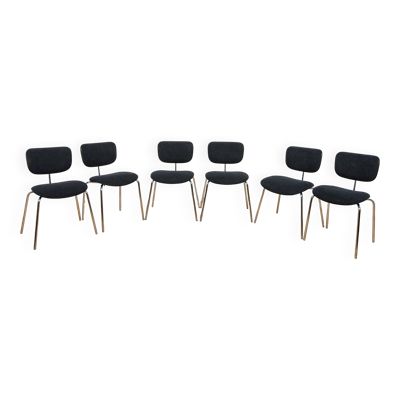 Chaise latérale SE68 de milieu de siècle par Egon Eiermann pour Wilde & Spieth, Allemagne, années 1960.