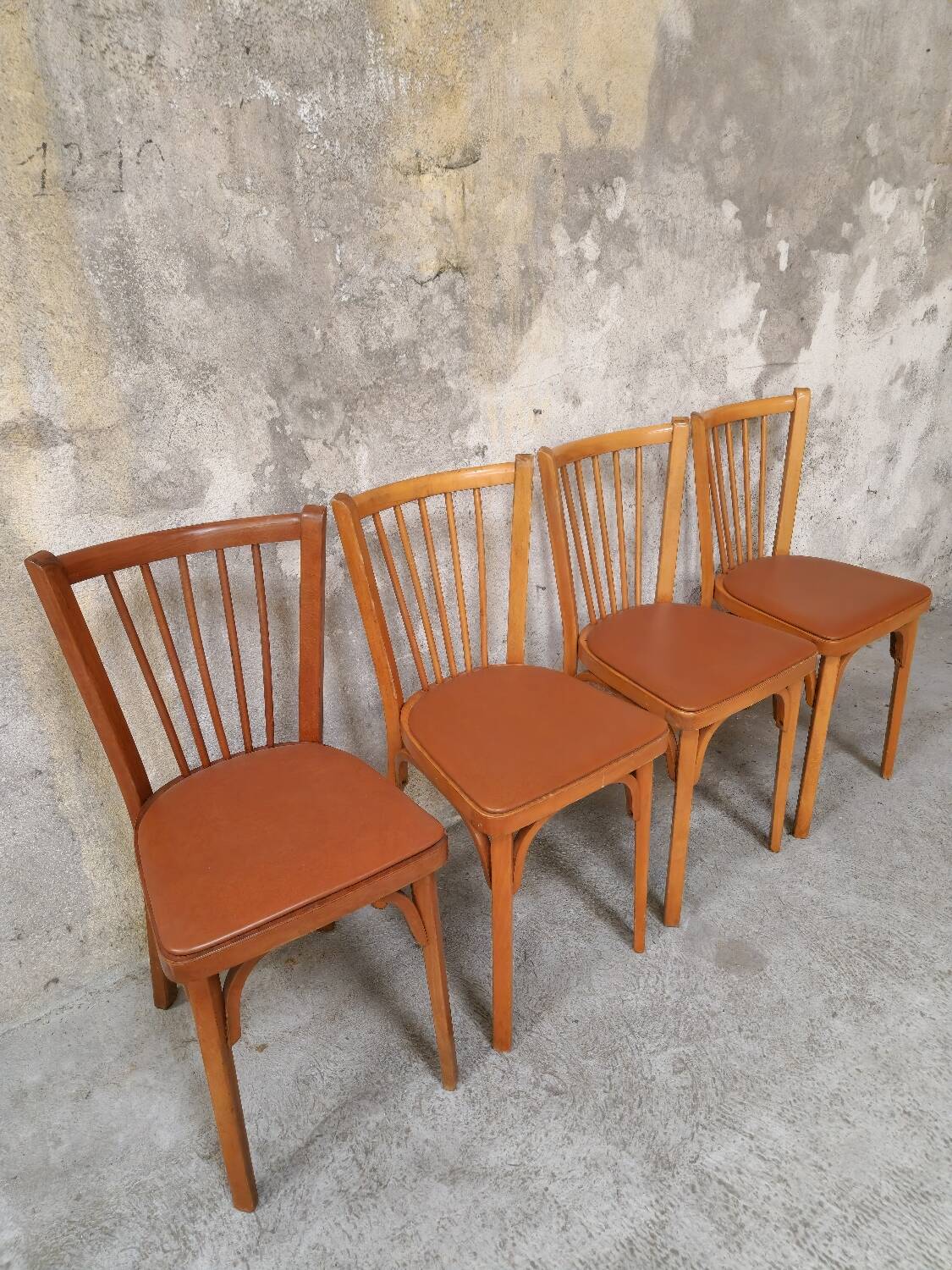 4 Baumann chairs no. 153