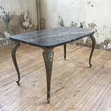 Bronze marble coffee table