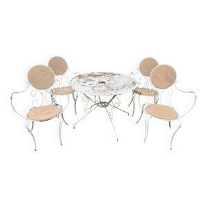 salon de jardin en fer