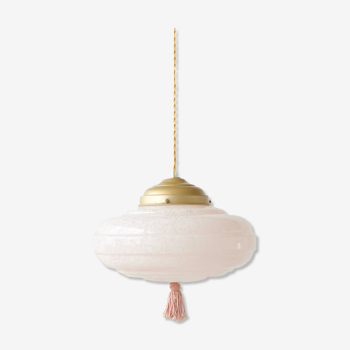 Pink Clichy glass pendant lamp